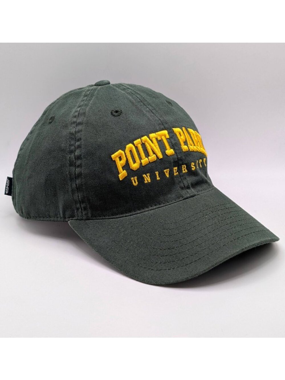 Point Park University Hat Cap Strap Back Adjustable Green Unisex Pittsburgh PA